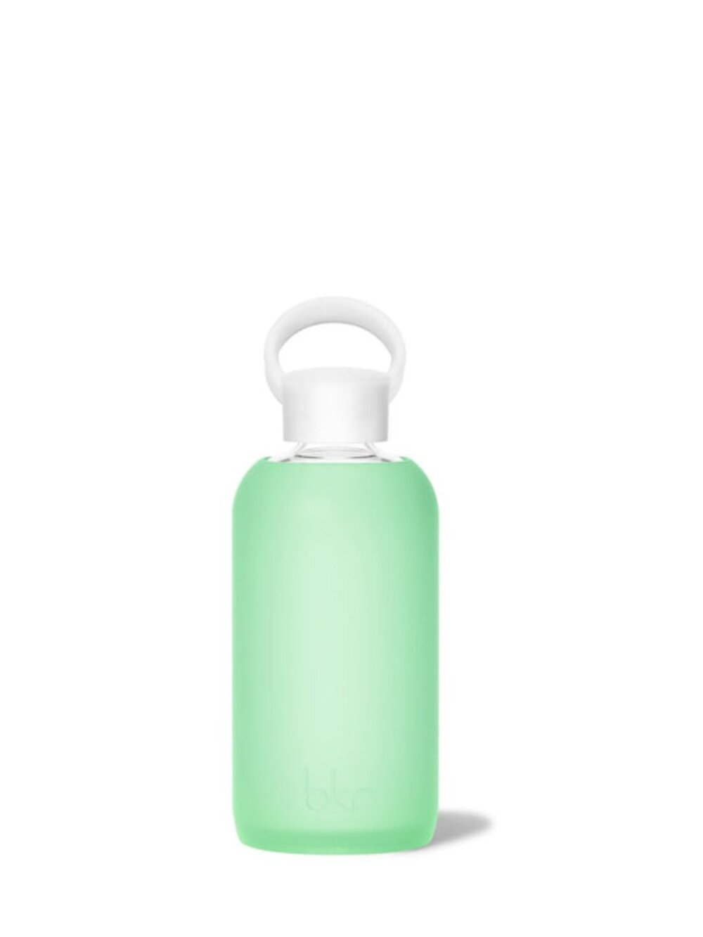 BKR Glass Water Bottle with Silicone Sleeve in Saint (Light Green) 16oz/500ml